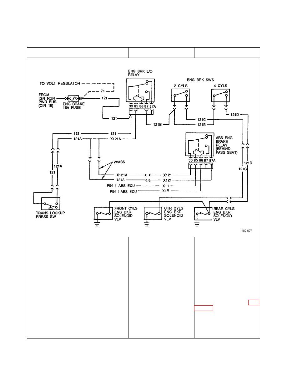 Table 1. Engine Brake Retarder Circuits Troubleshooting Procedures ...